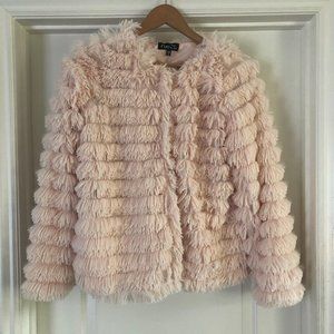 Fuzzy Pink Coat